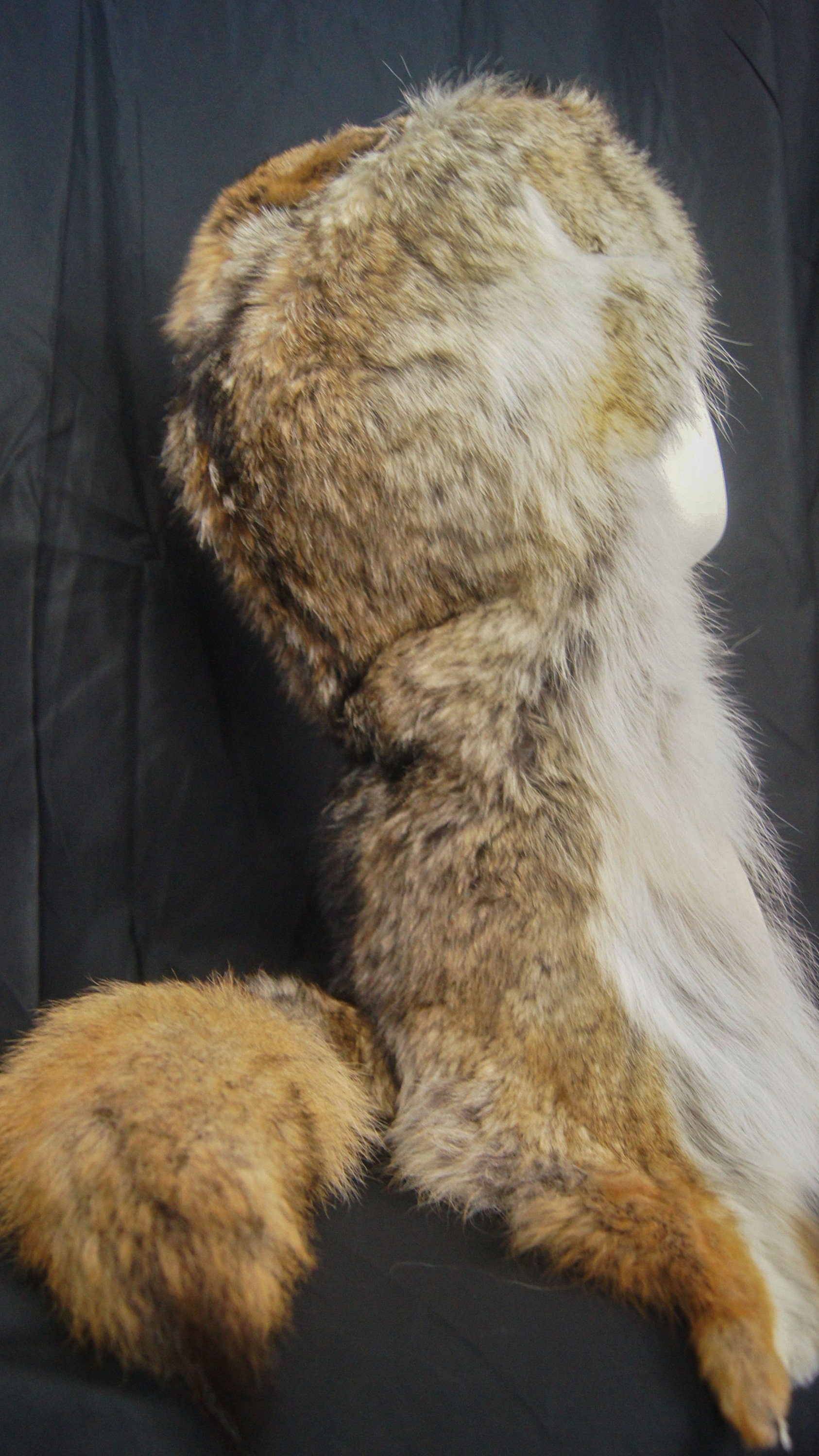 Coyote fur Mountain man hat