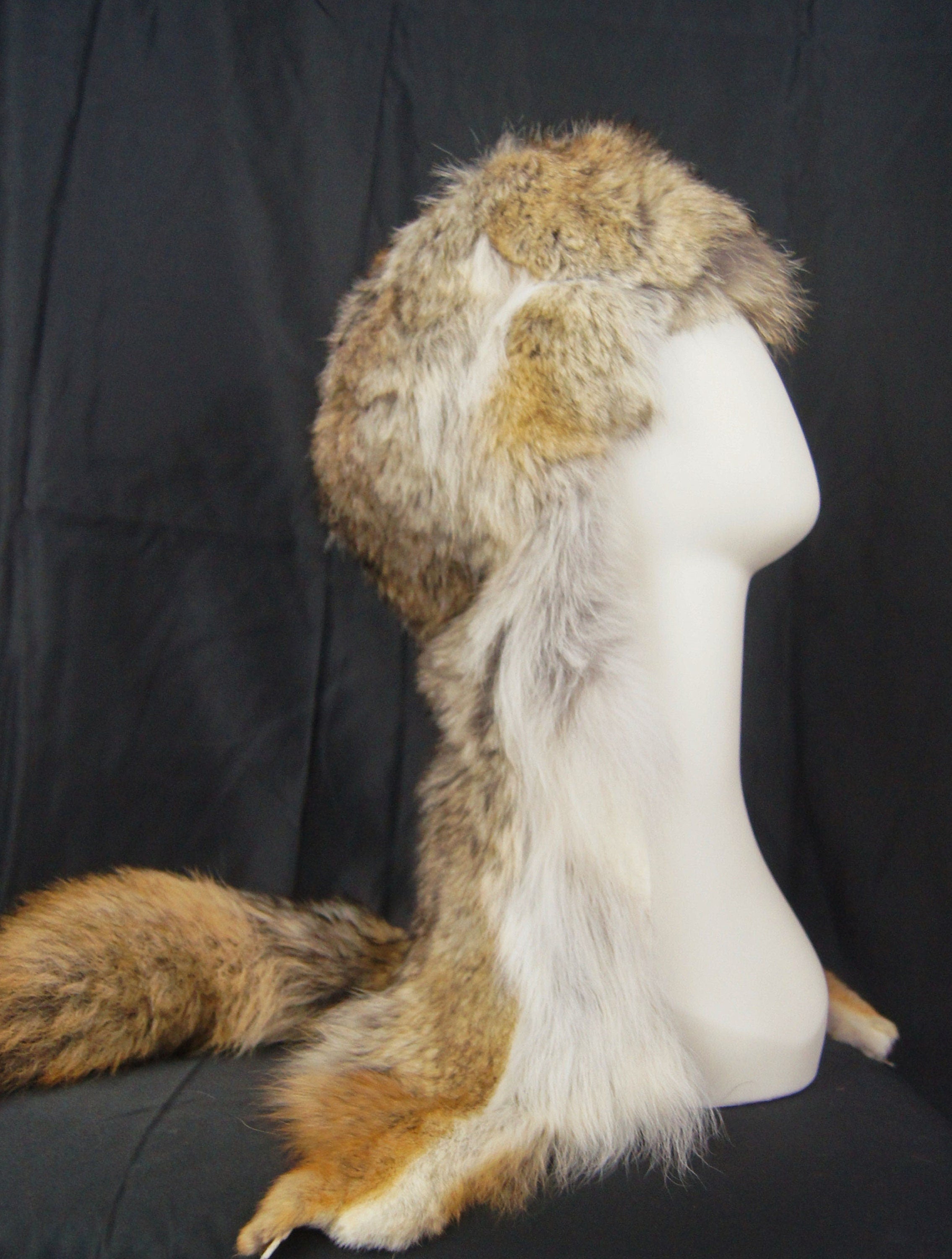 Coyote fur Mountain man hat