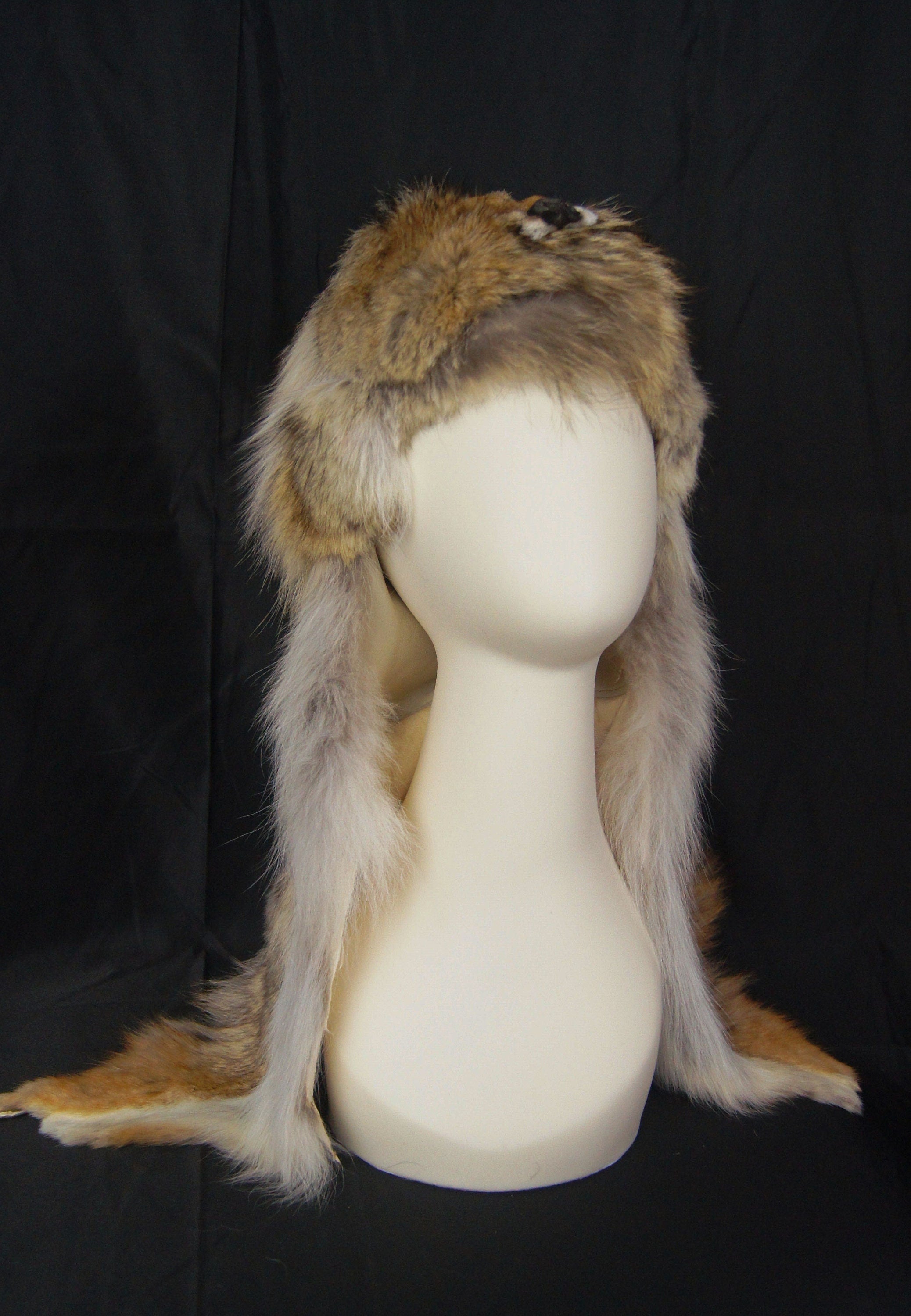 Coyote fur Mountain man hat