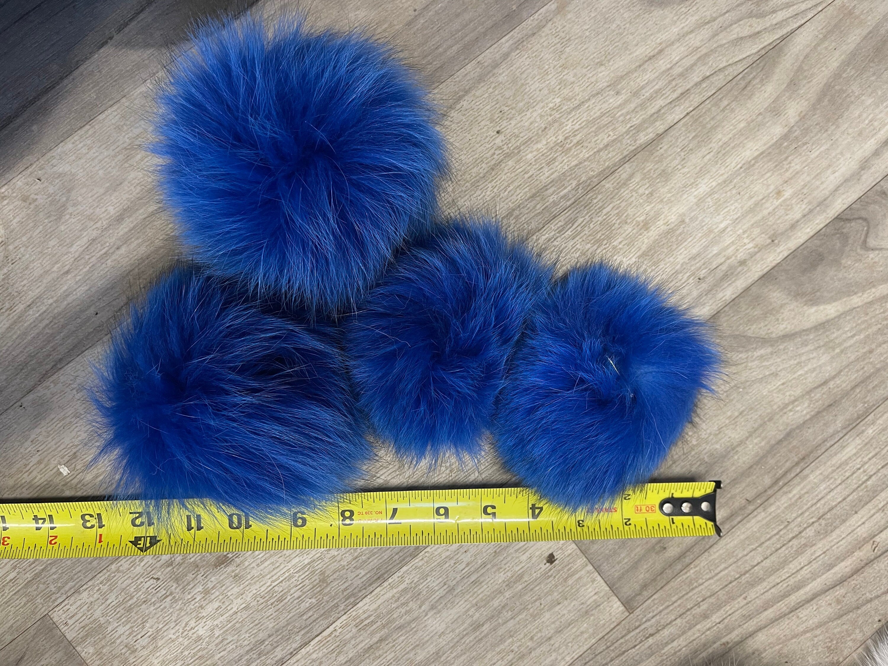 Fur Pom Pom real fur pon Pom fur accessory stylish fluffy gift