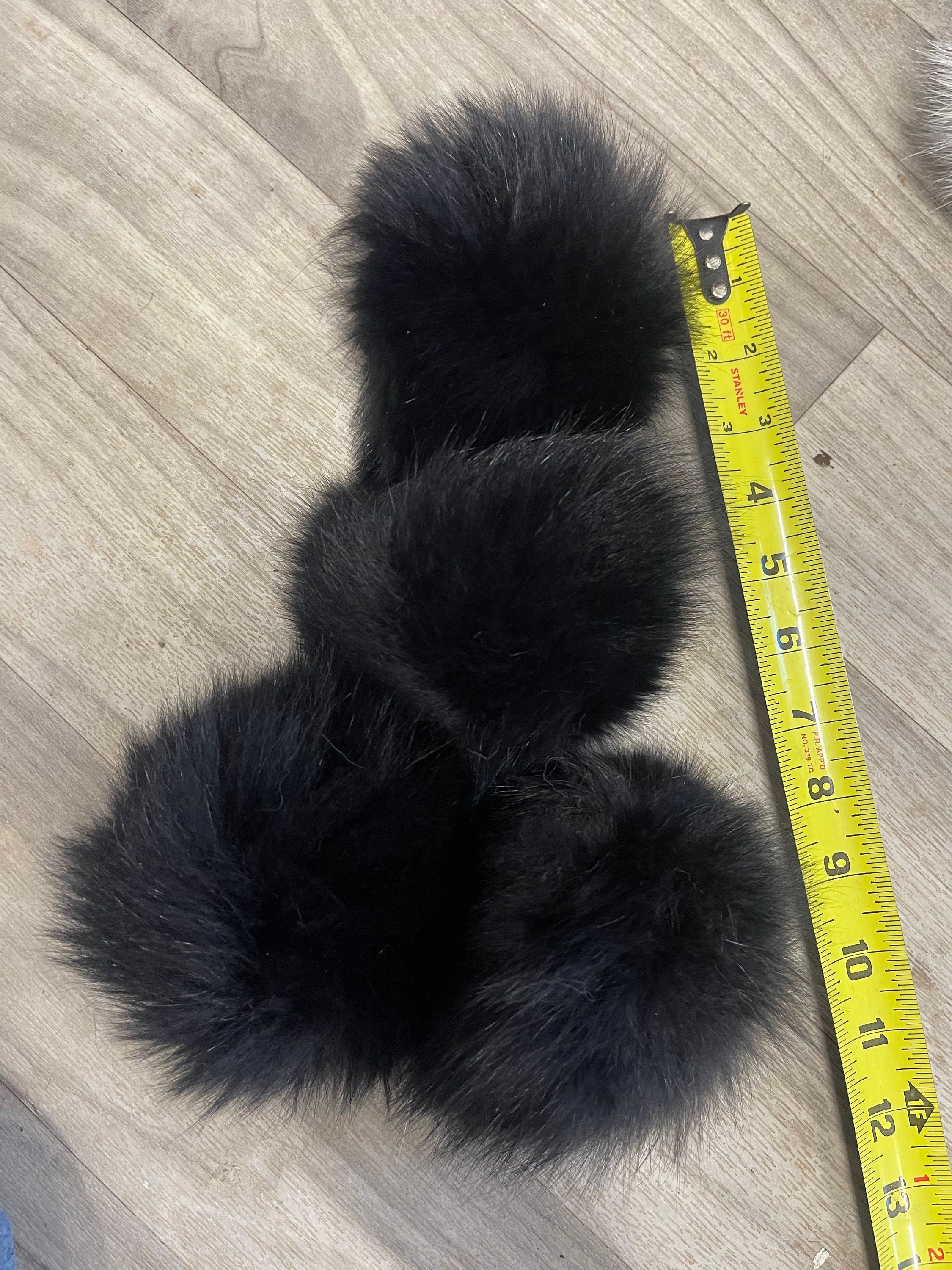 Fur Pom Pom real fur pon Pom fur accessory stylish fluffy gift