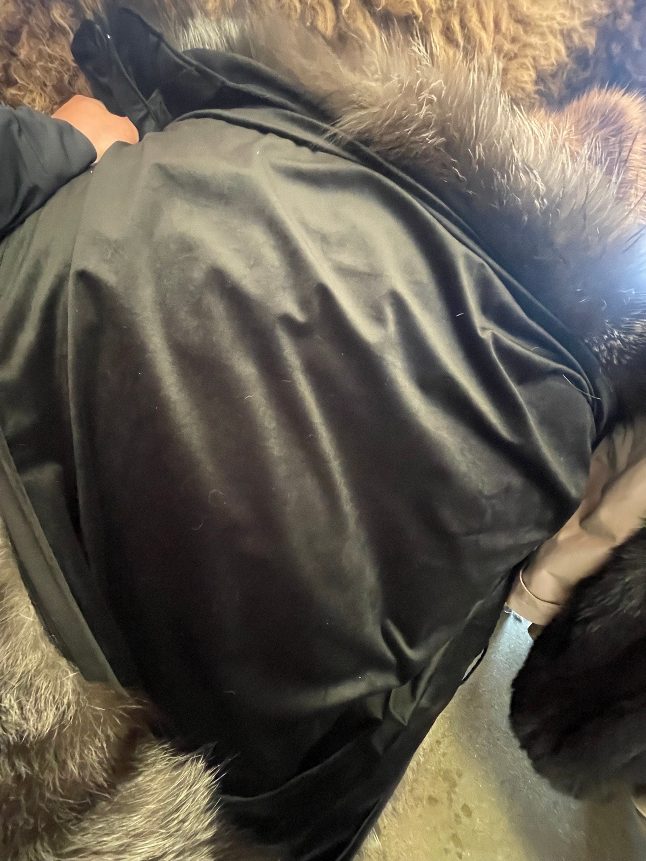 Real fur throw Silver fox and cashmere blanket luxury fur bedding elegant fur blanket