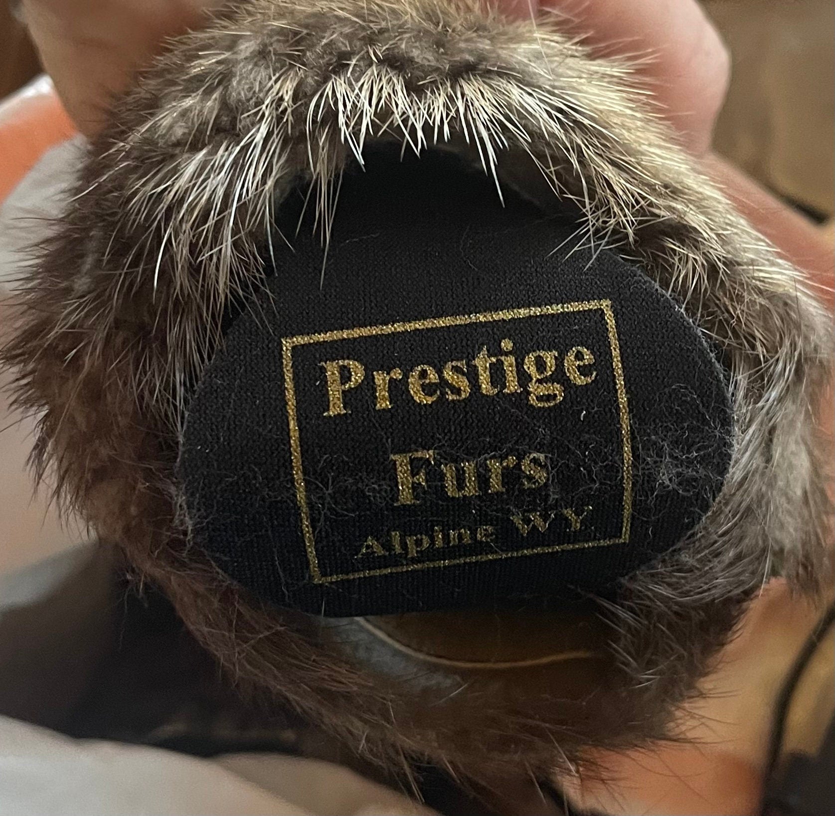 Beaver Can cooler real beaver fur accessory unique beaver fur gift koozie