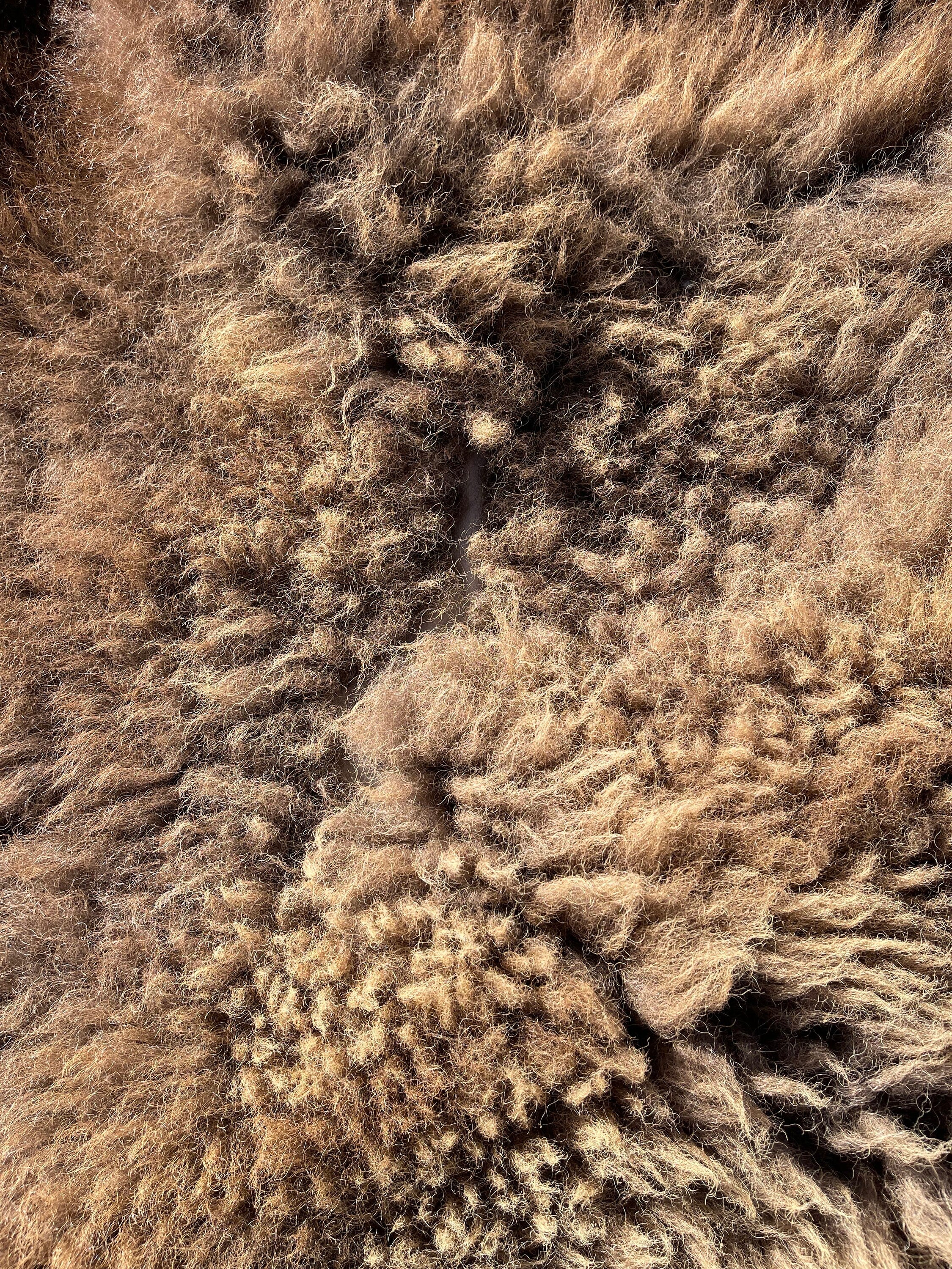 Craft grade Buffalo hide rug soft tanned