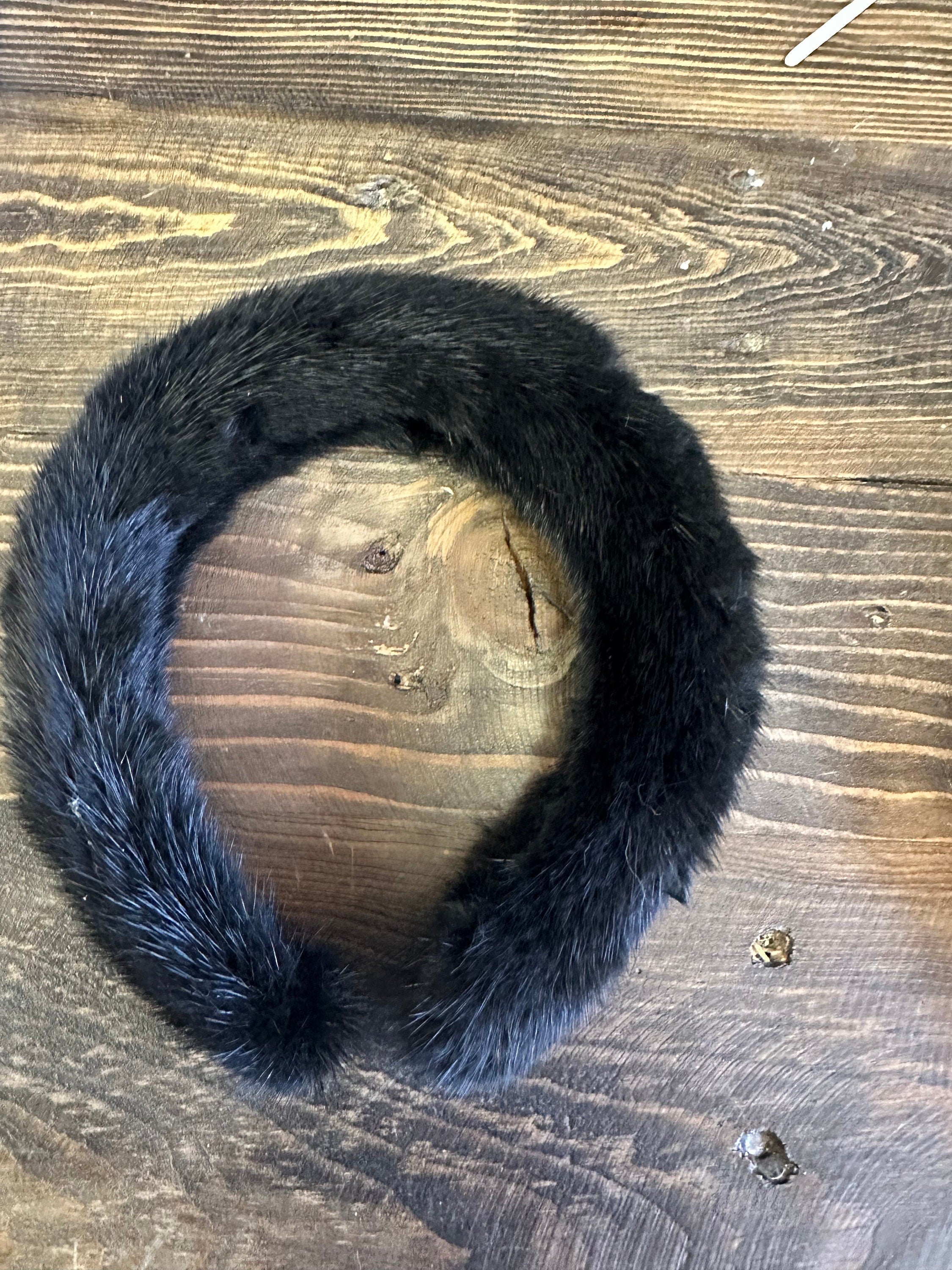 fur headband mink real fur accessories stylish fur headband fur gift idea