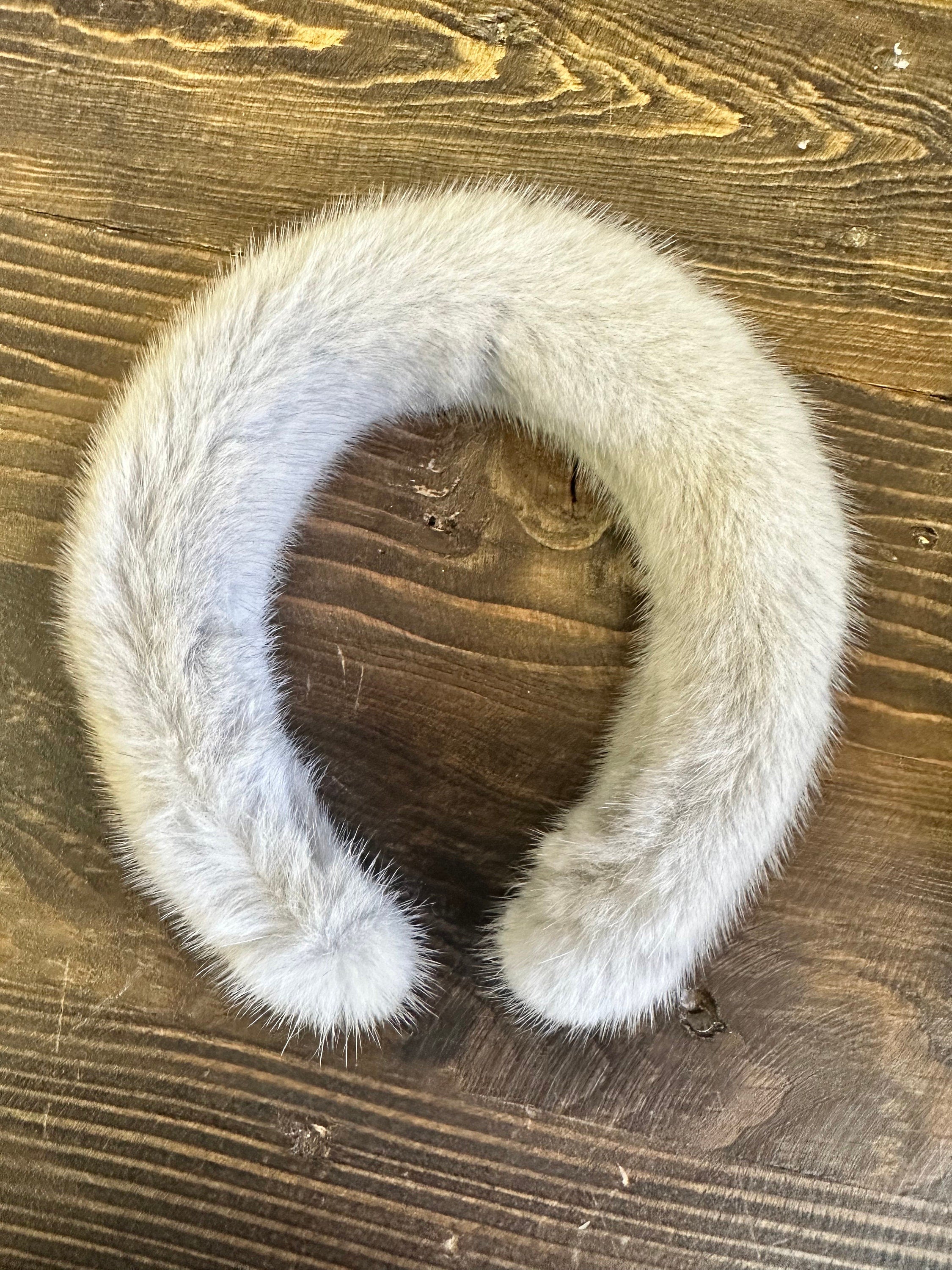 fur headband mink real fur accessories stylish fur headband fur gift idea