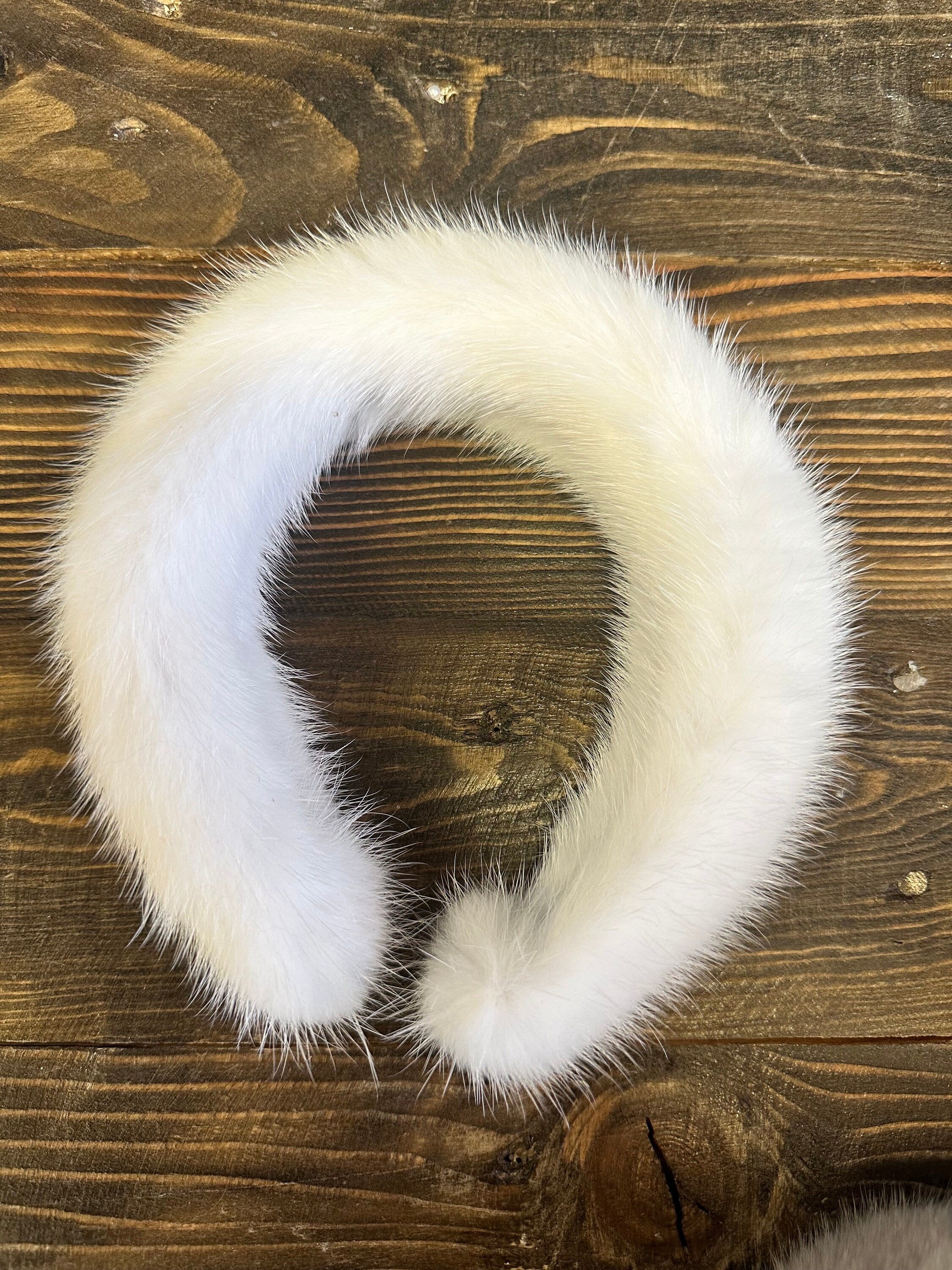 fur headband mink real fur accessories stylish fur headband fur gift idea