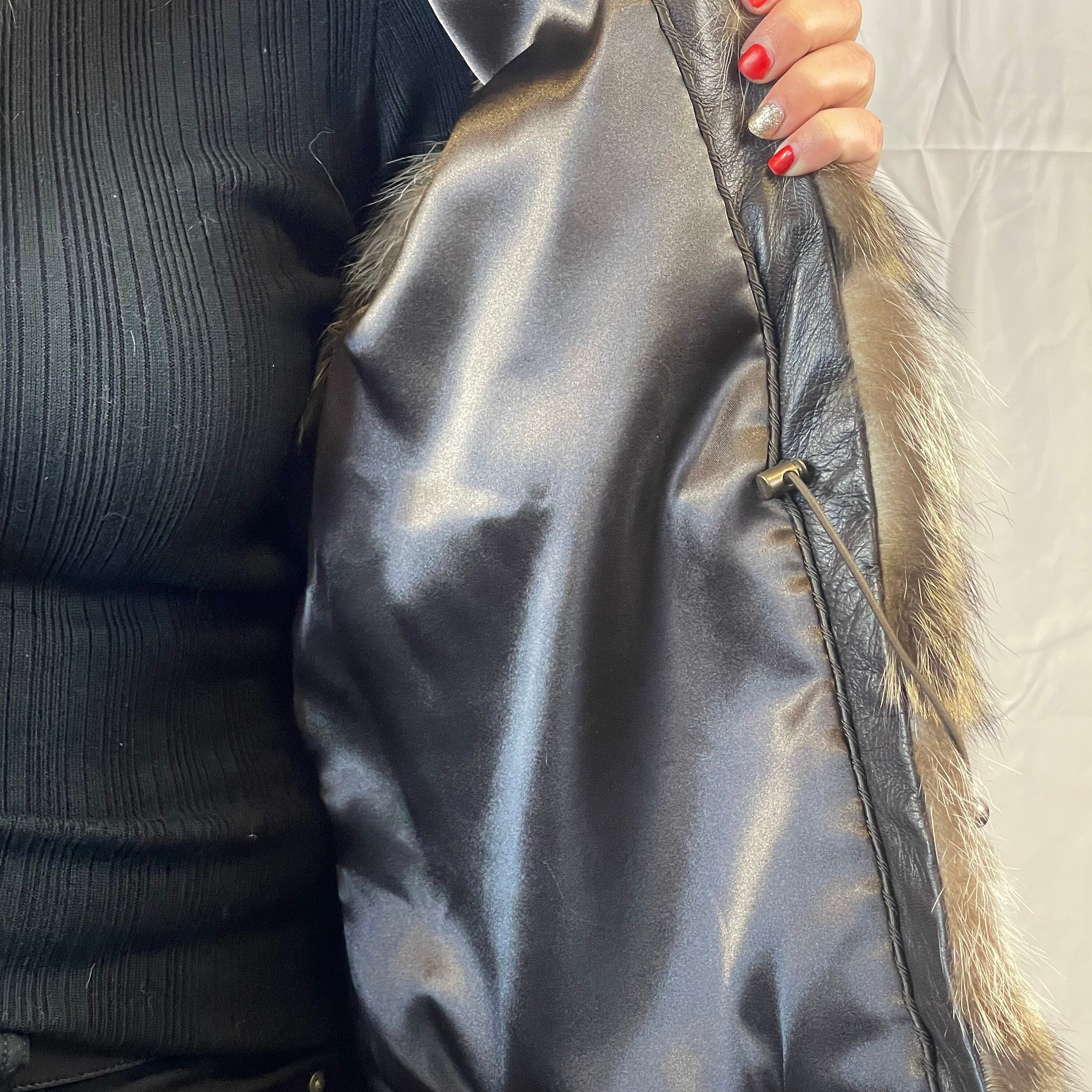 raccoon fur vest real fur vest warm fur vest stylish fur vest