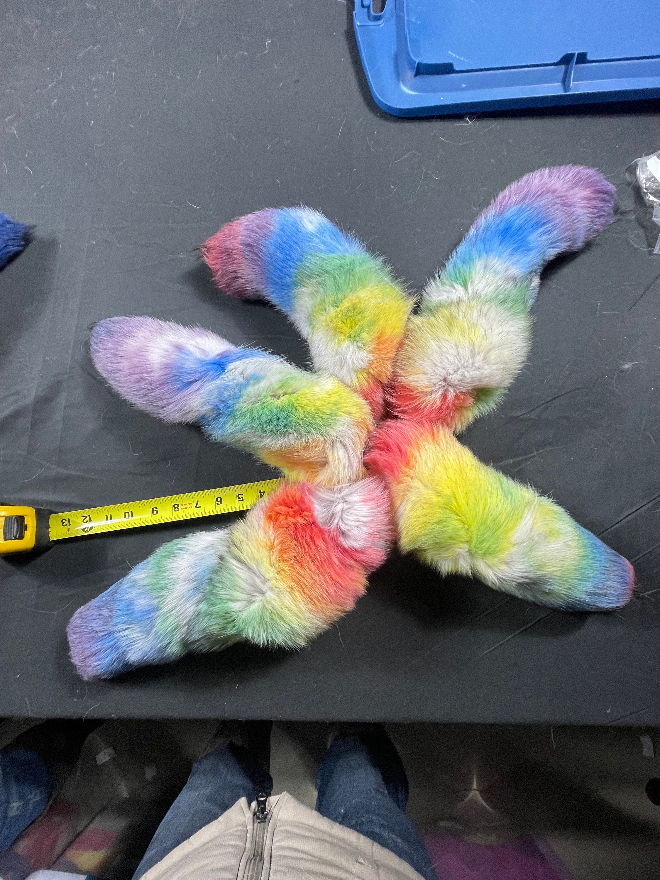 Fox tail keychain real fur accessory furry gift idea trendy tail keychain ethically sourced tails