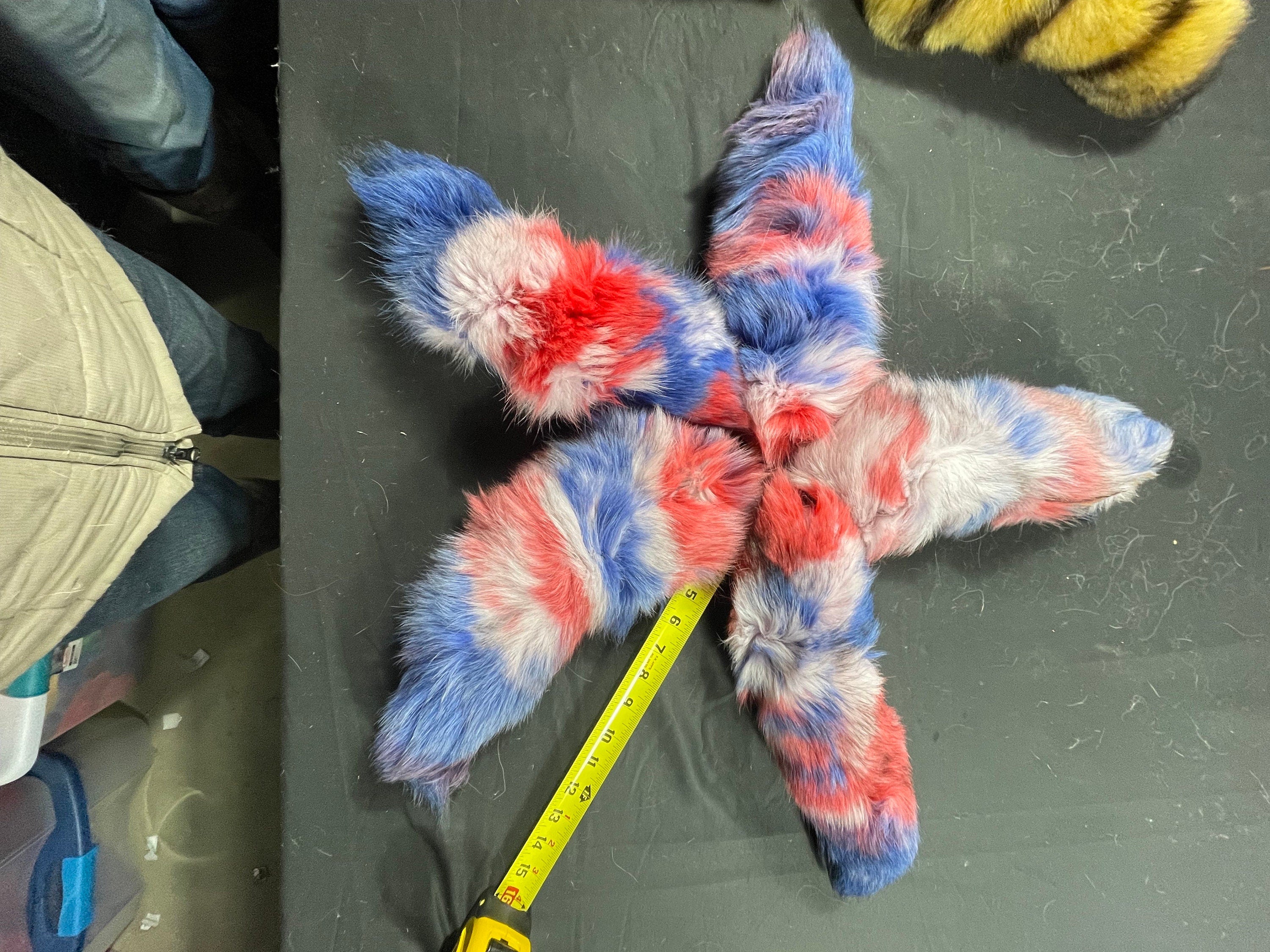 Fox tail keychain real fur accessory furry gift idea trendy tail keychain ethically sourced tails