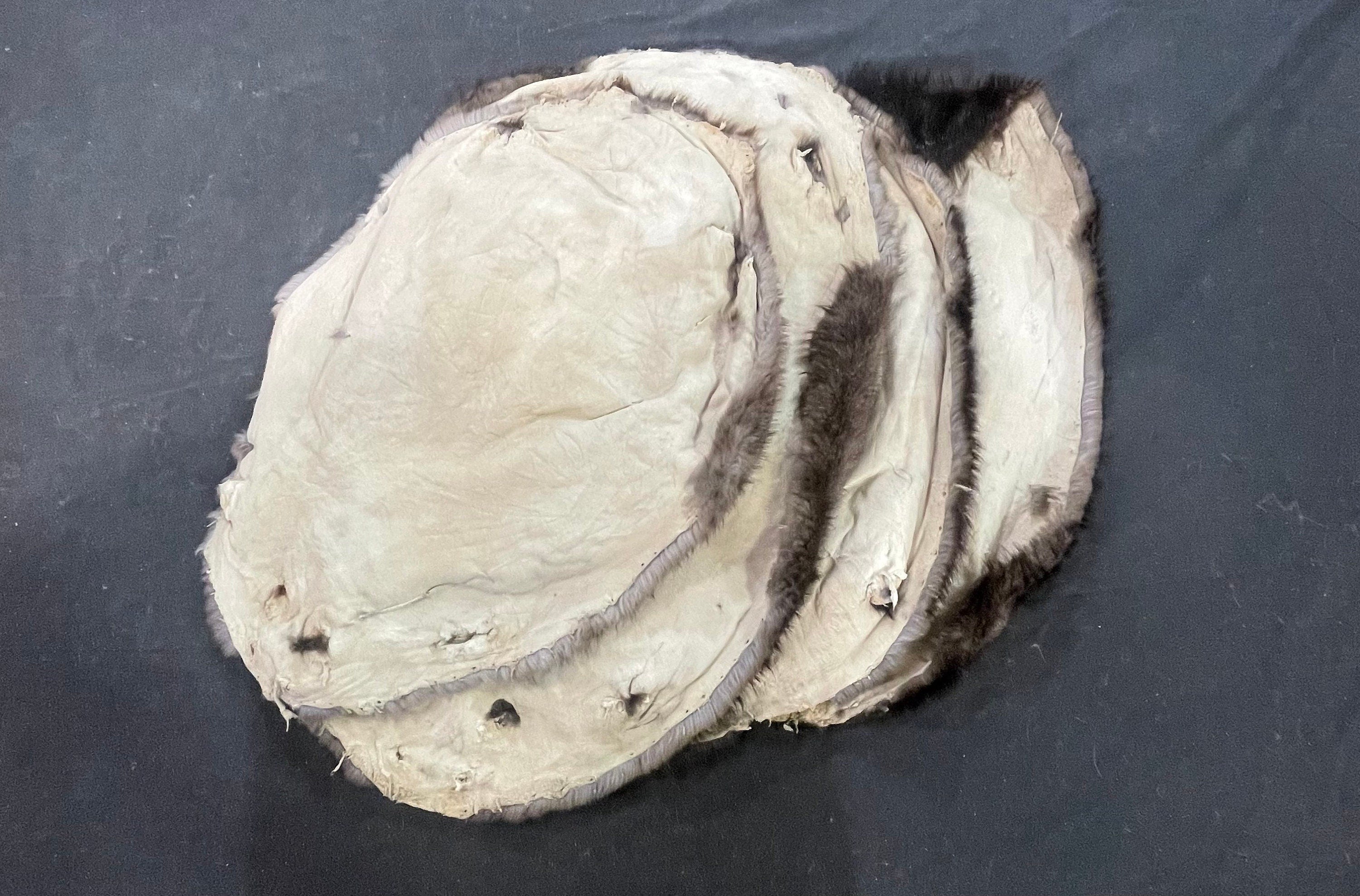 Tanned natural black beaver hide. Soft tanned great quality